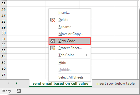 cell content with a VBA code in Microsoft Excel
