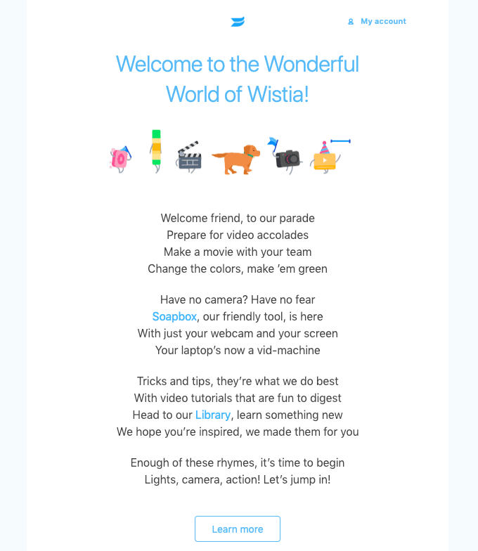wistia email example
