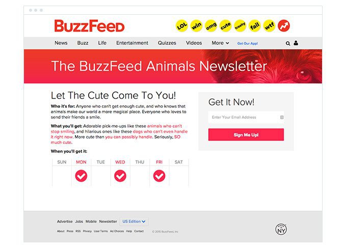buzzfeed page