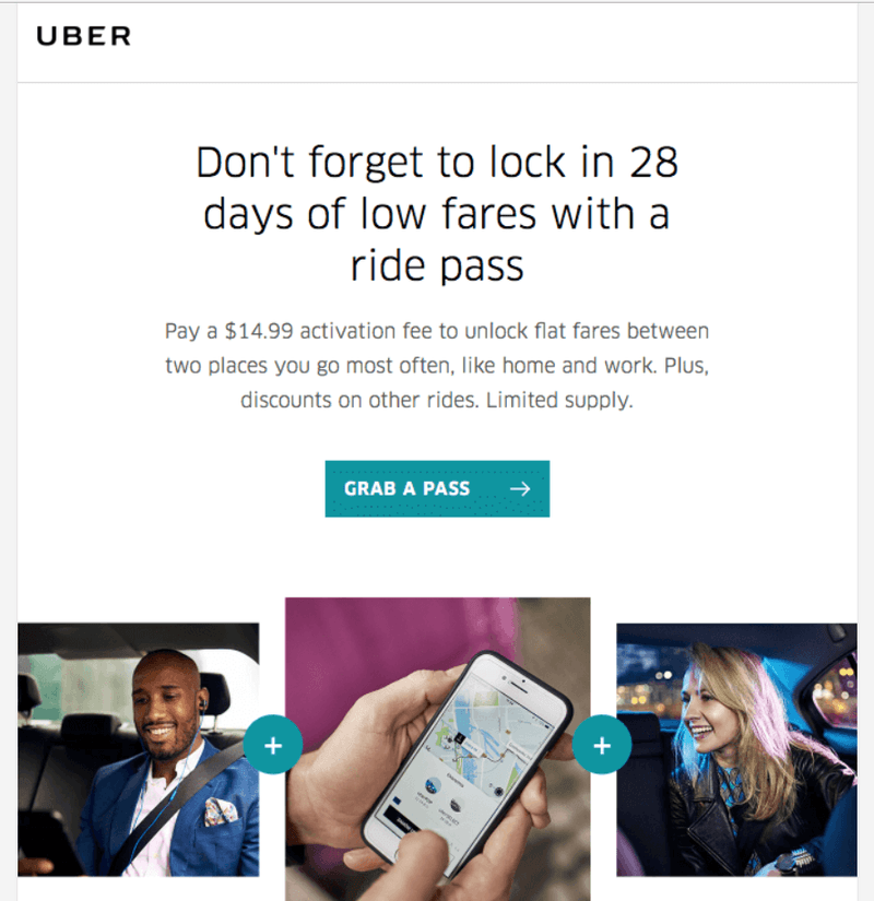 uber front page